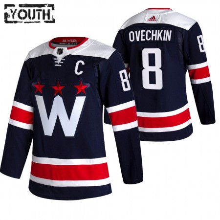 Kinder Eishockey Washington Capitals Trikot Alexander Ovechkin 8 2020-21 Ausweich Authentic